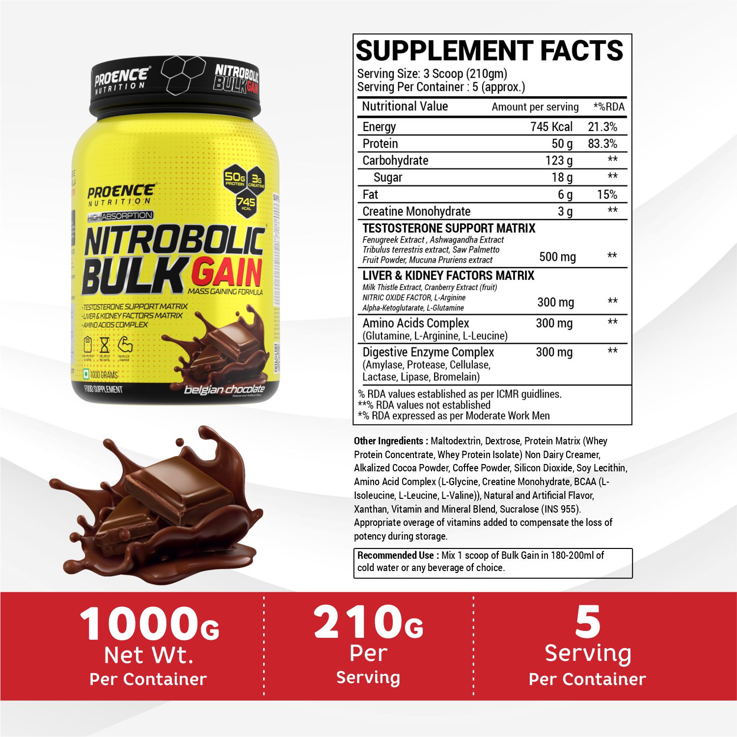 Proence Nitrobolic Bulk Gain - Image 5