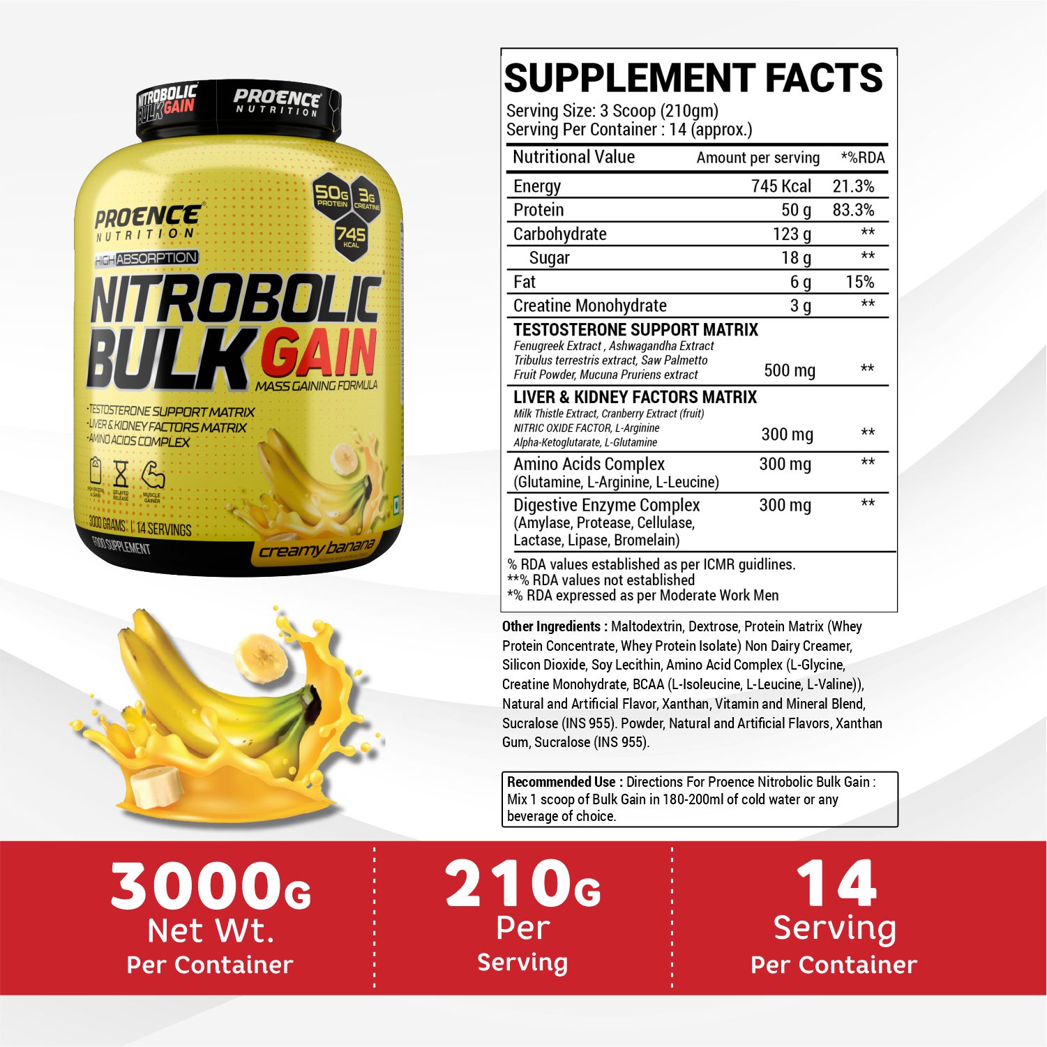 Proence Nitrobolic Bulk Gain - Image 3