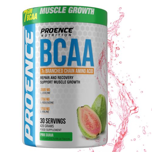 Proence BCAA Powder 7g - 30 Sevings, 420g, Sweet Guava
