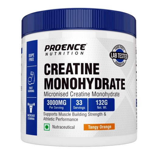 Proence Creatine Monohydrate - 33 Servings, Tangy Orange