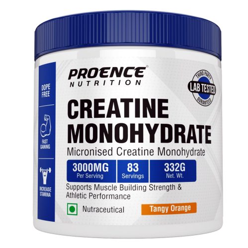 Proence Creatine Monohydrate - 83 Servings, Tangy Orange