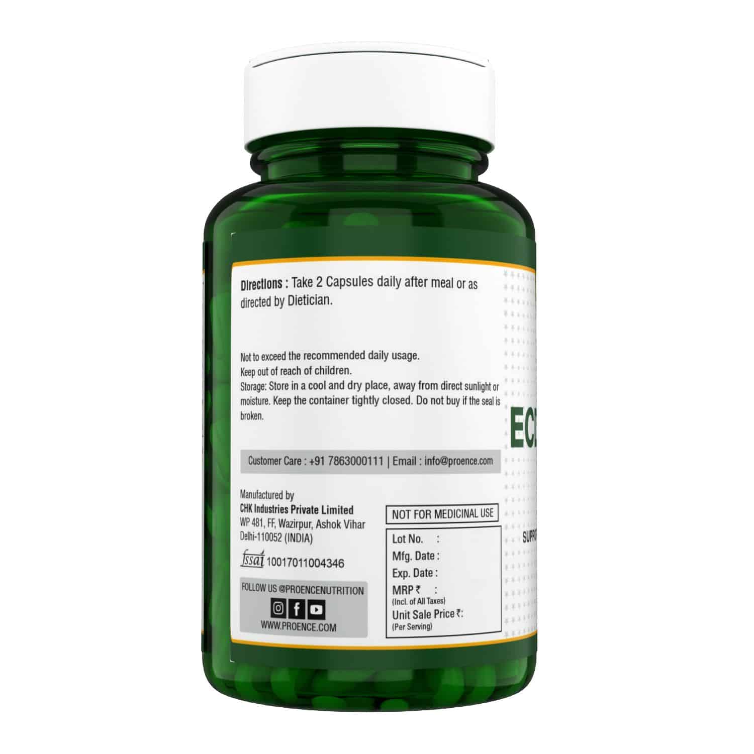 Proence Beta Ecdysterone 90 Capsules - Image 3