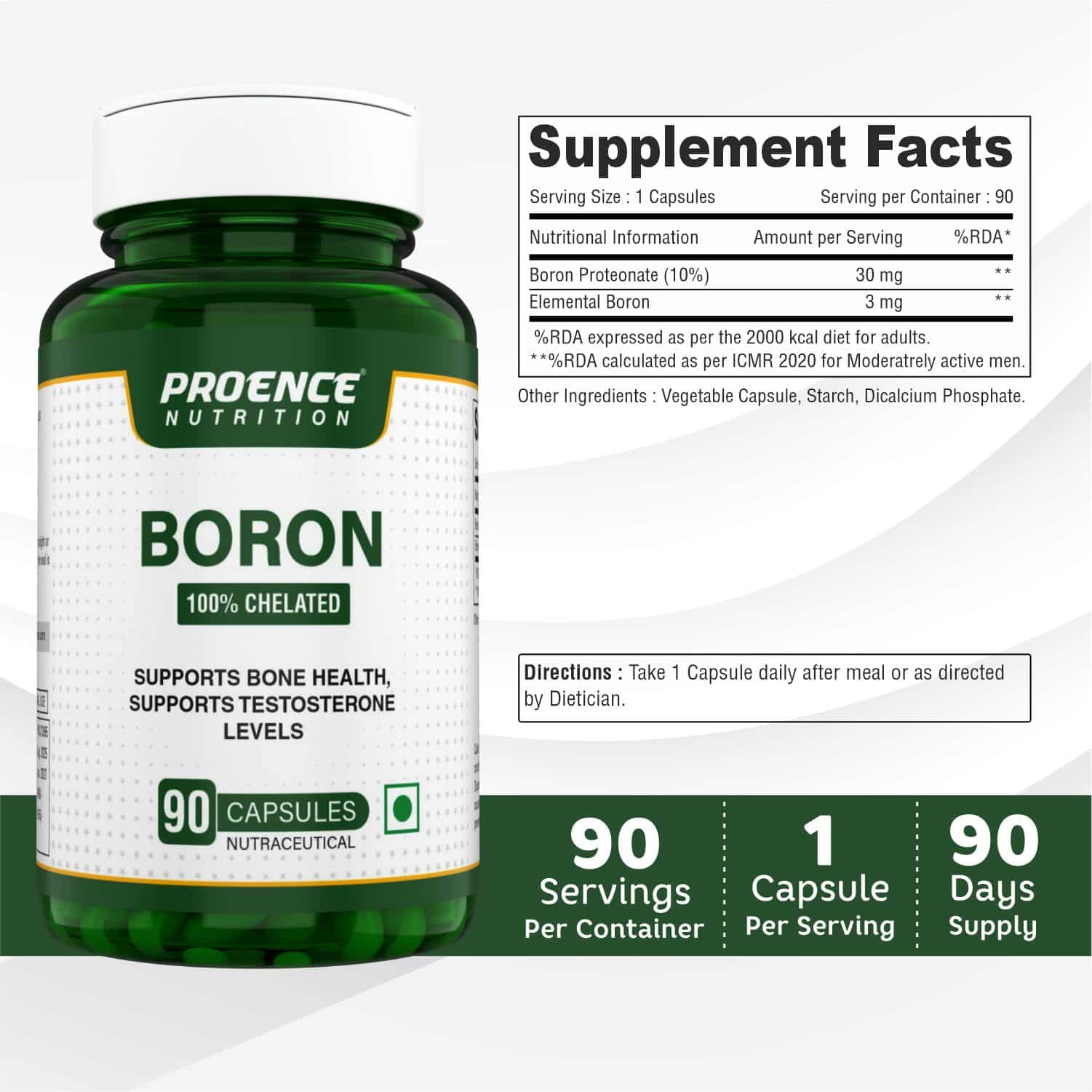 Proence Boron 90 Capsules - Image 2