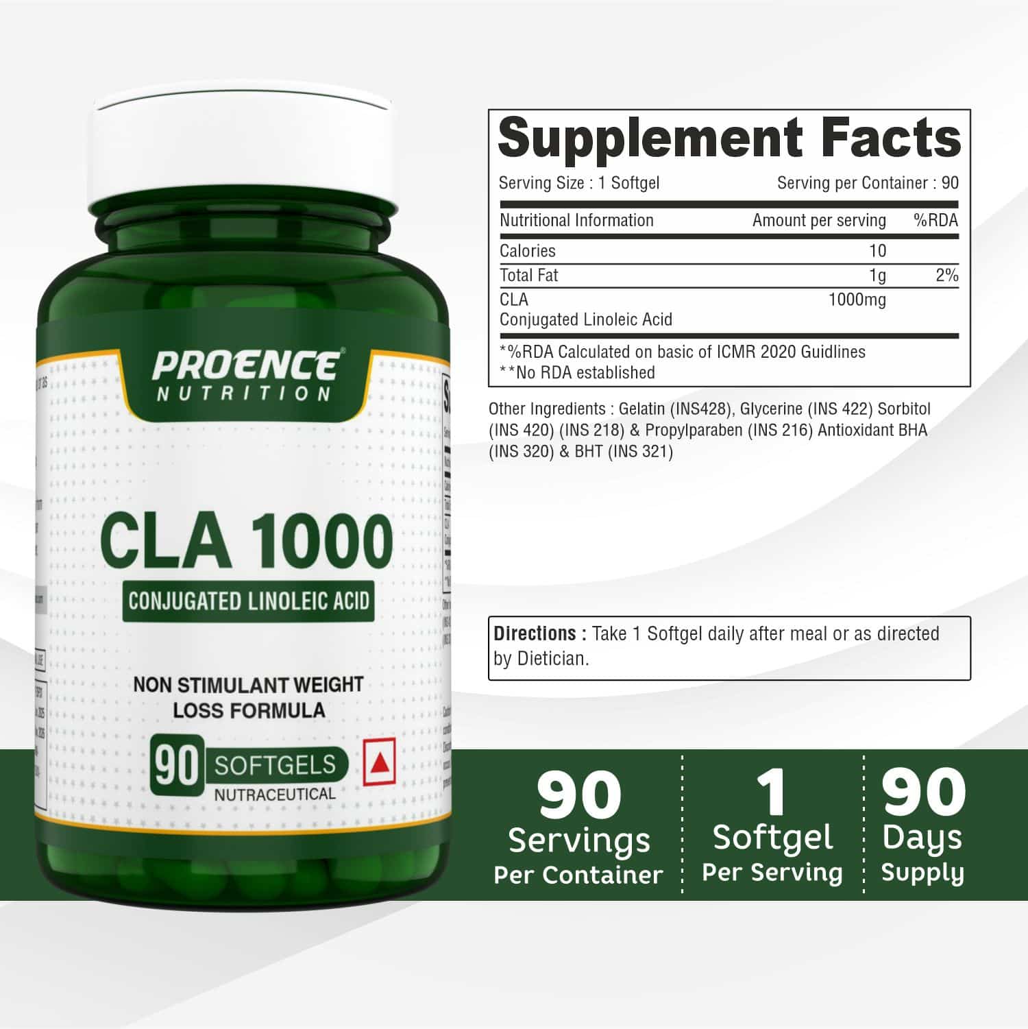 Proence CLA 90 Softgels - Image 3